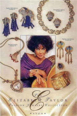 Клипсы Elizabeth Taylor for Avon