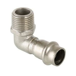 Угольник пресс Valtec с НР наружной резьбой 90° (серия VTi.953.I)