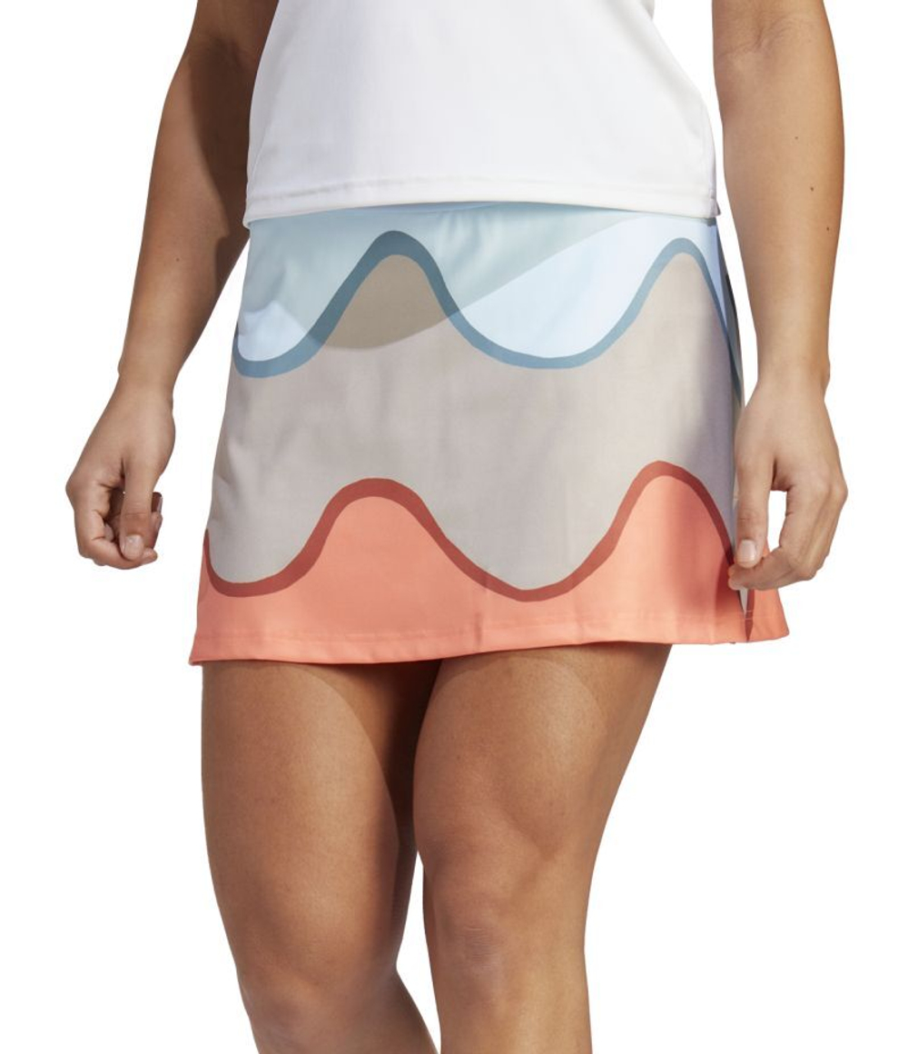 Теннисная юбка Adidas Marimekko Skirt - разноцветный/ice blue