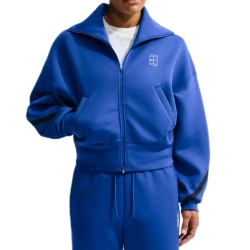 Женская теннисная куртка Nike Advantage Dri-FIT Full-Zip Tennis - old royal/white