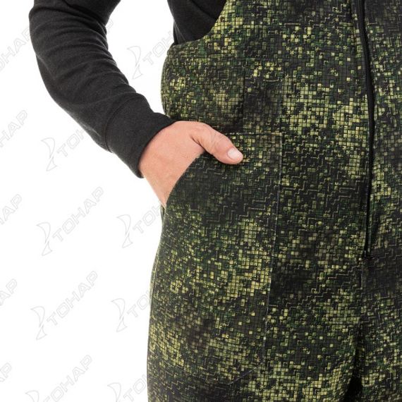 Костюм охотника зимний Сентелек Комфорт, цв.зеленый пиксель р.52-54/182-188 Helios