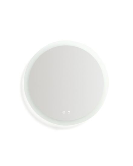 Круглое зеркало для ванной Mervi со LED подсветкой и защитой от запотевания Ø 60 см