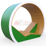 Беседка-лежак Кольцо с подсветкой