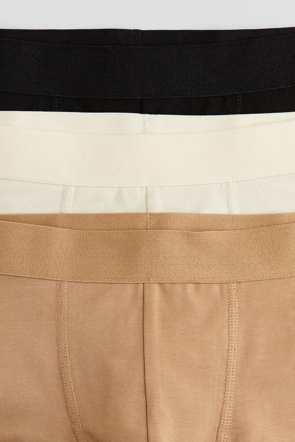 H&M Набор из трех трусов-боксеров, черный/белый