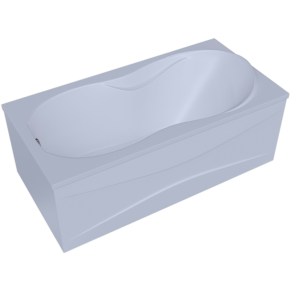 Акриловая ванна Aquatek (Акватек) Мартиника 180x90, с каркасом, с фронтальной панелью, со сливом-переливом