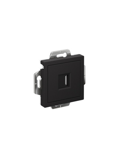 Розетка HDMI AtlasDesign механизм карбон SE ATN001080