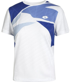 Детская теннисная футболка Lotto Tech B I - D2 T-Shirt - bright white