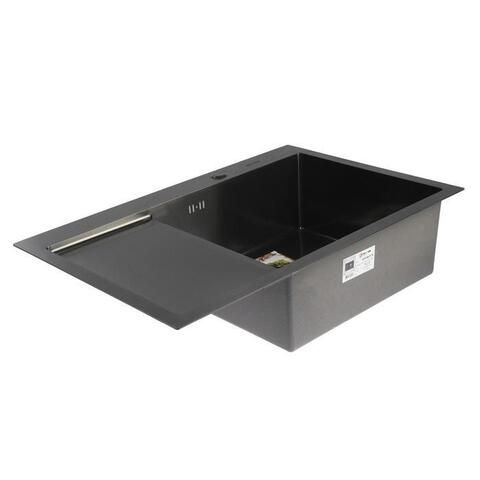 Мойка для кухни врезная из нержавеющей стали толщина 3мм AFLORN 78х51 Графит (3.0х220) AF97851F-R