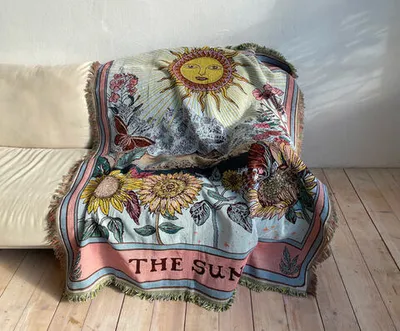 Тканный гобелен Sun, 130x180 см