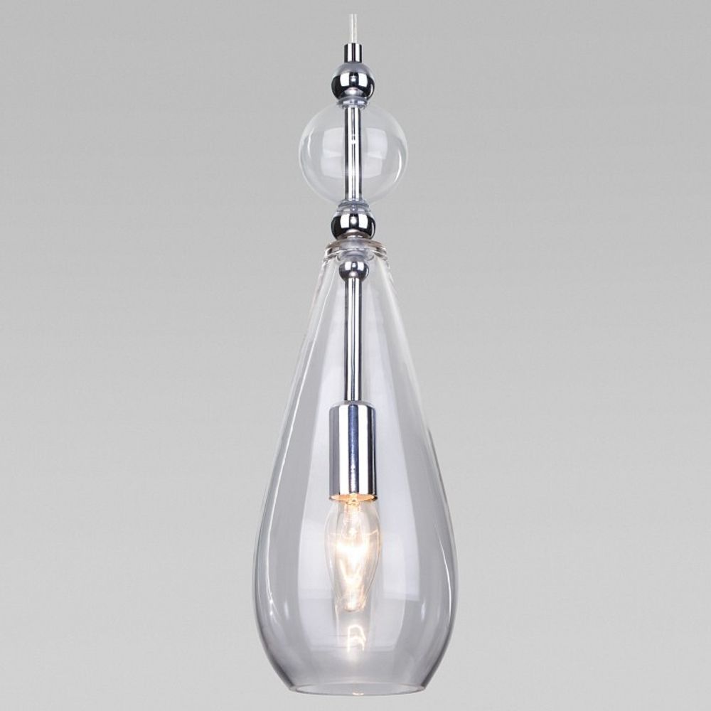 Подвесной светильник Eurosvet Ilario 50202/1 прозрачный