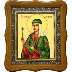 София Слуцкая Праведная. Икона на холсте.