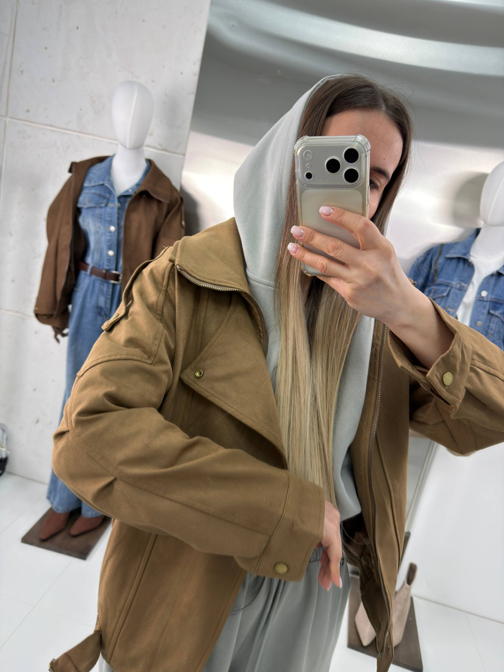 Куртка женская арт. 8681 цвет "песочный"