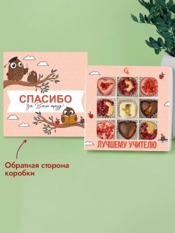 Конфеты шоколадные Лучшему учителю набор подарочный
