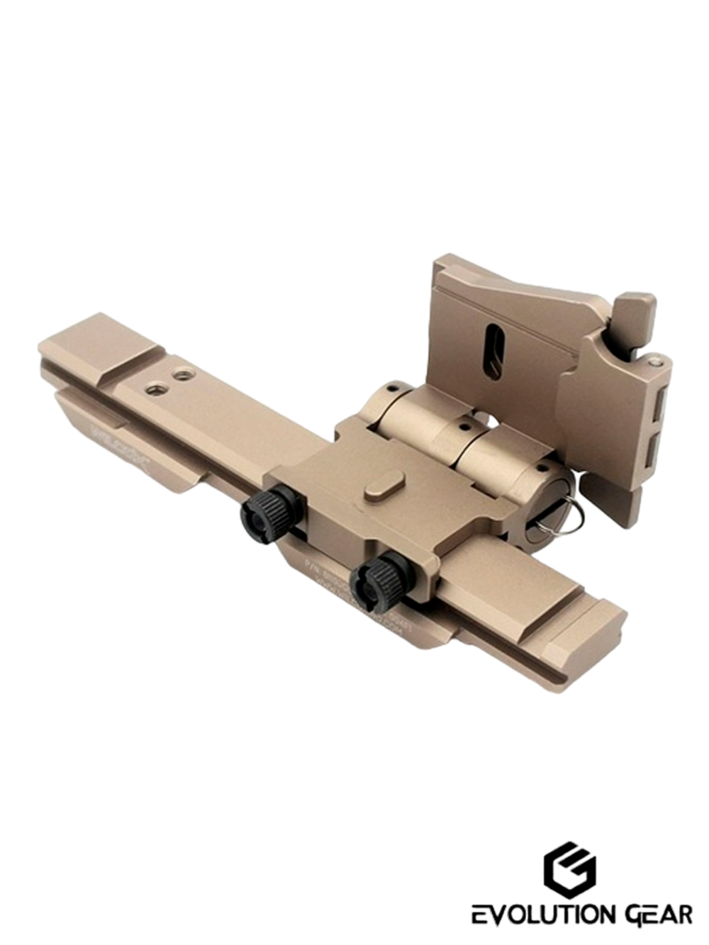 Повышающая планка с откидным креплением для магнифера Evolution Gear Side Flip Mount Sets GEN2 0.41". FDE