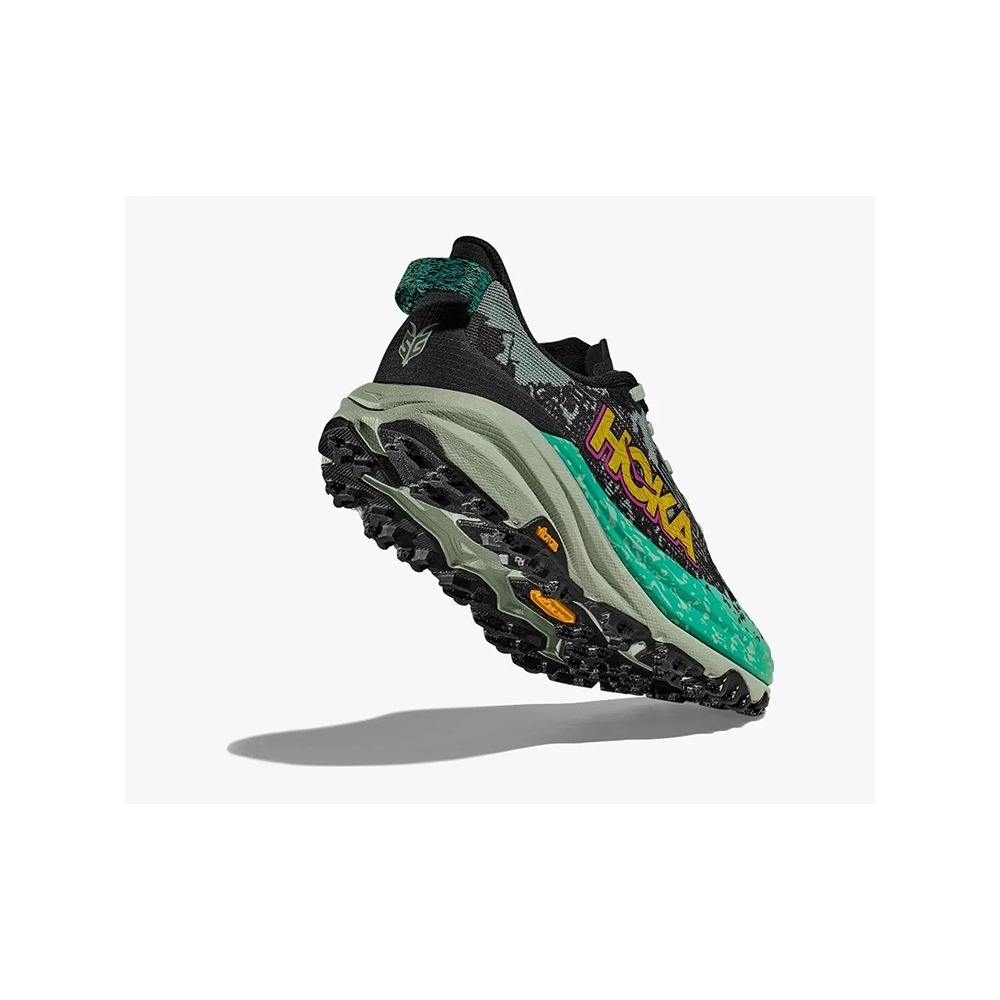 Кроссовки женские HOKA W SPEEDGOAT 6 Black / Aloe Vera
