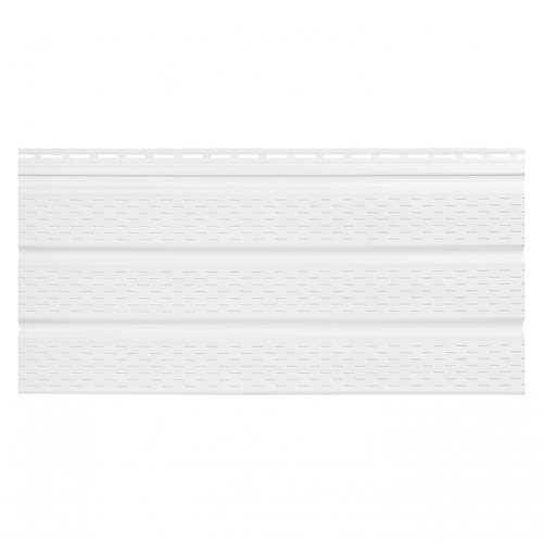 Софит к сайдингу Profbuild полностью перфорированный Белый 3000х305 мм