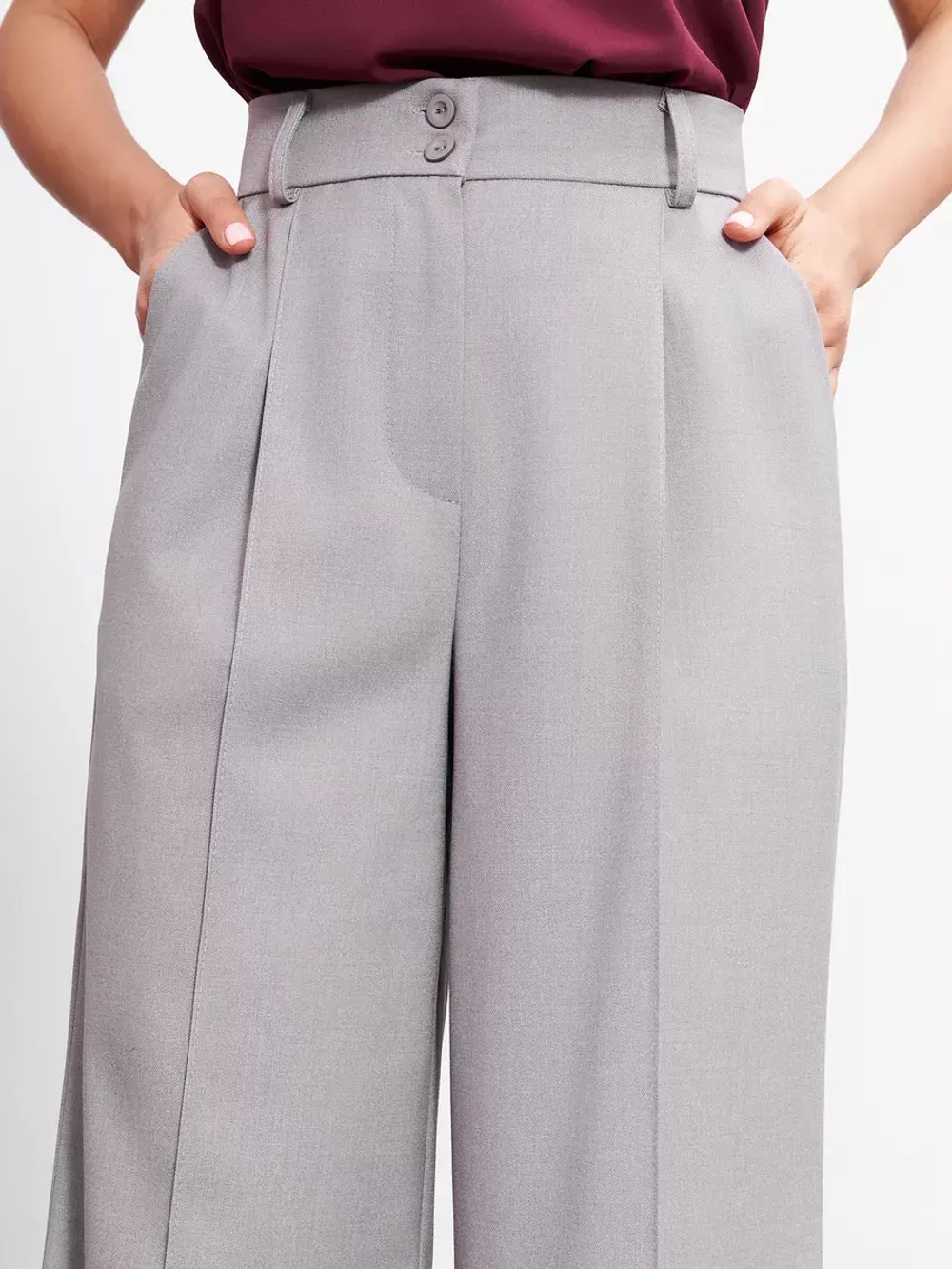 Брюки палаццо широкие классические