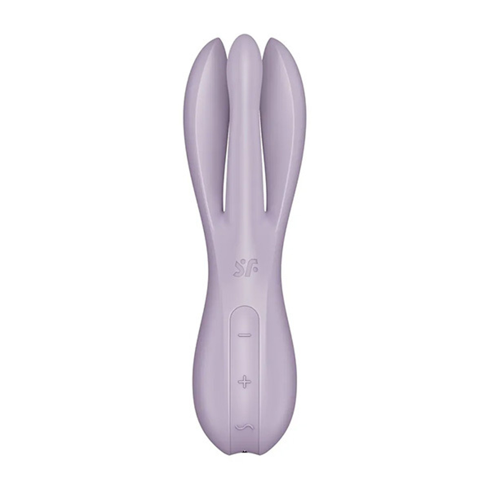 Вибростимулятор 14см Satisfyer Threesome 2 Violet