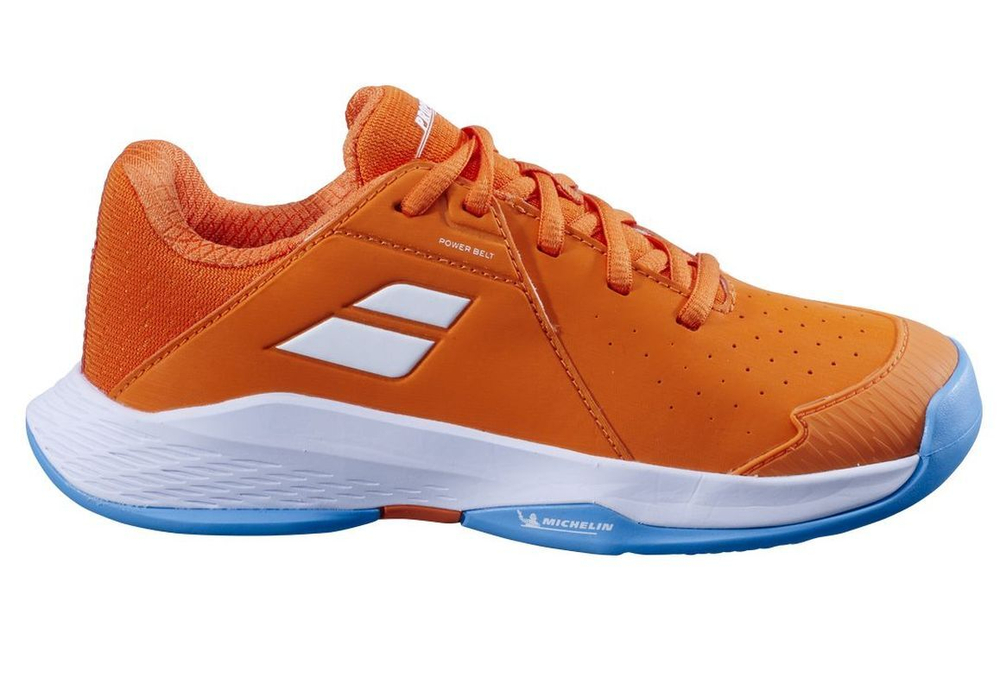 Детские теннисные кроссовки Babolat Propulse Junior 3 Clay - orange peel