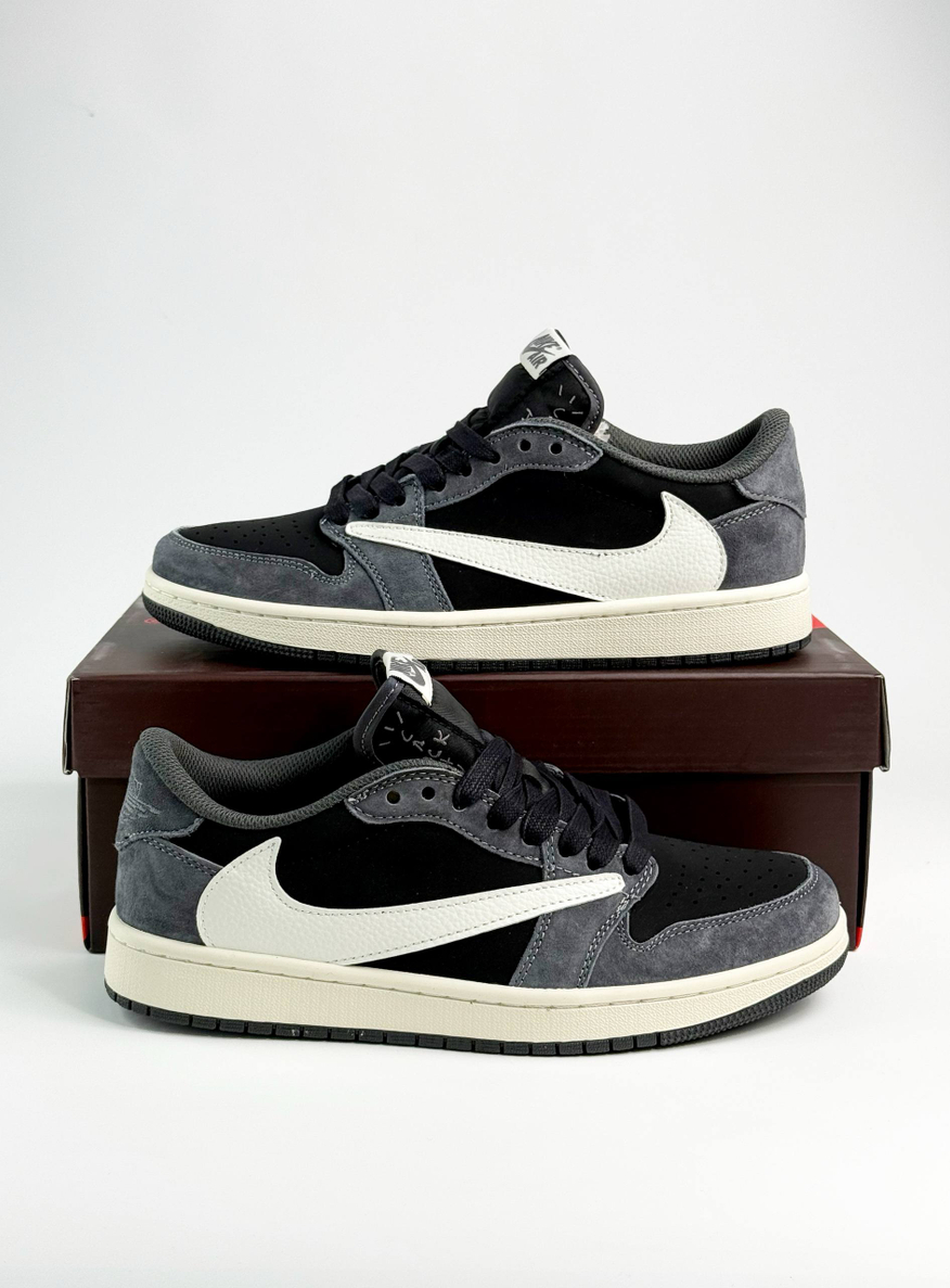 Кроссовки Nike Air Jordan 1 Low & Travis Scott #B99 (сер.)