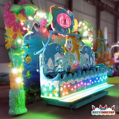 Аттракцион скамейка «Морские приключения», 10 мест,  4,85×1,65×3,1 м