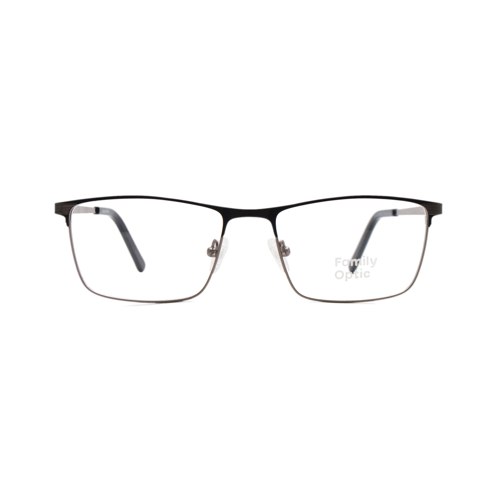 Оправа прямоугольная Family Optic MM4039 C2 серебряная с черным