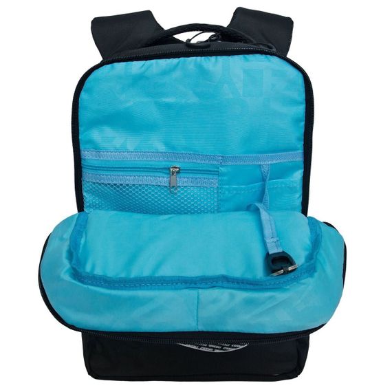 Çanta \ Bag \ RB-456-6 Рюкзак школьный (/4 черный - небесный)