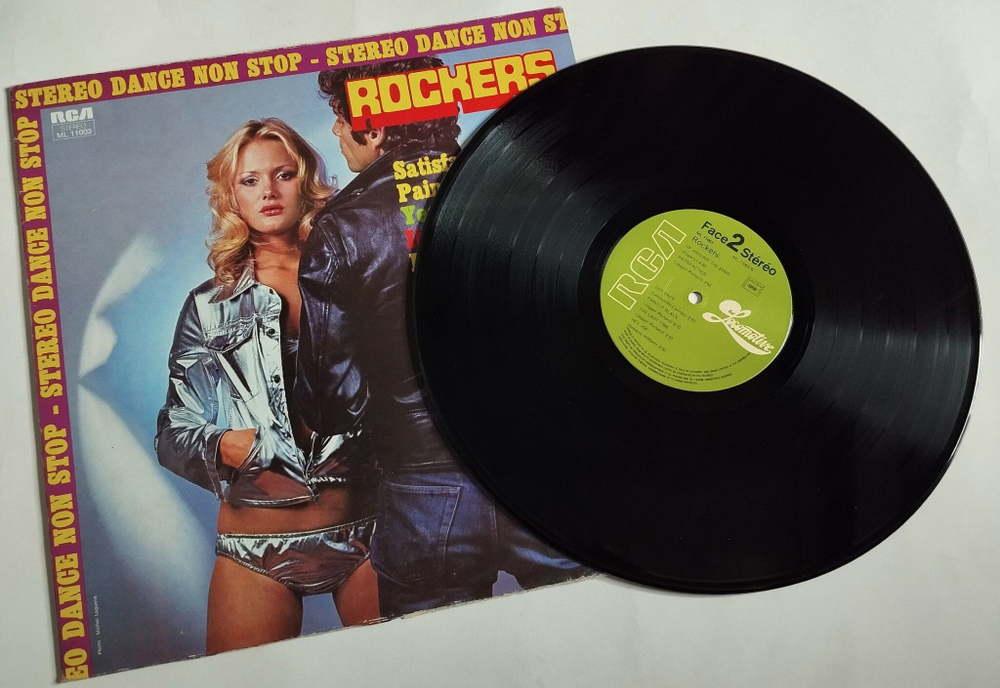 Винтажная виниловая пластинка LP Сборник Rockers (France 1977)