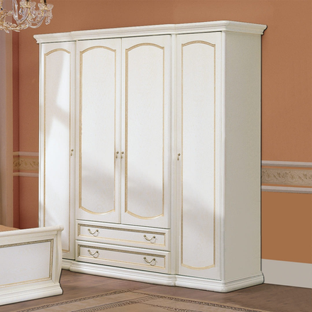 ЛУИДЖИ Шкаф для одежды 4-х дв.