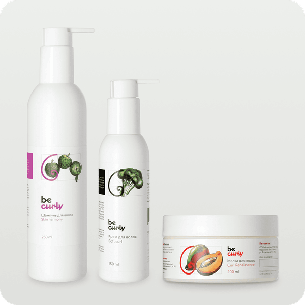 Шампунь Skin harmony 250 мл + Маска Curl Renaissance 200 мл + Крем Soft curl