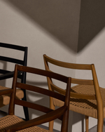 Analy Стул из массива дуба с натуральной отделкой и сиденьем из 100% веревки