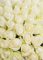 Букет из белых роз #101