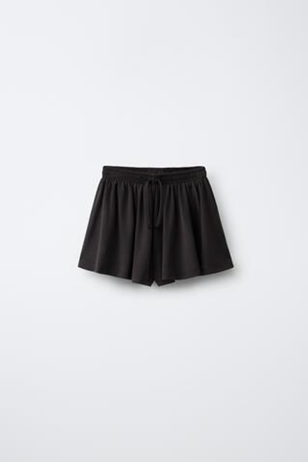 ZARA СВОБОДНЫЕ ШОРТЫ ДЛЯ СПОРТА, АНТРАЦИТОВО-СЕРЫЙ