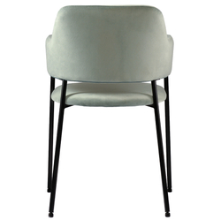 Стул Berg Viva серо-зеленый велюр