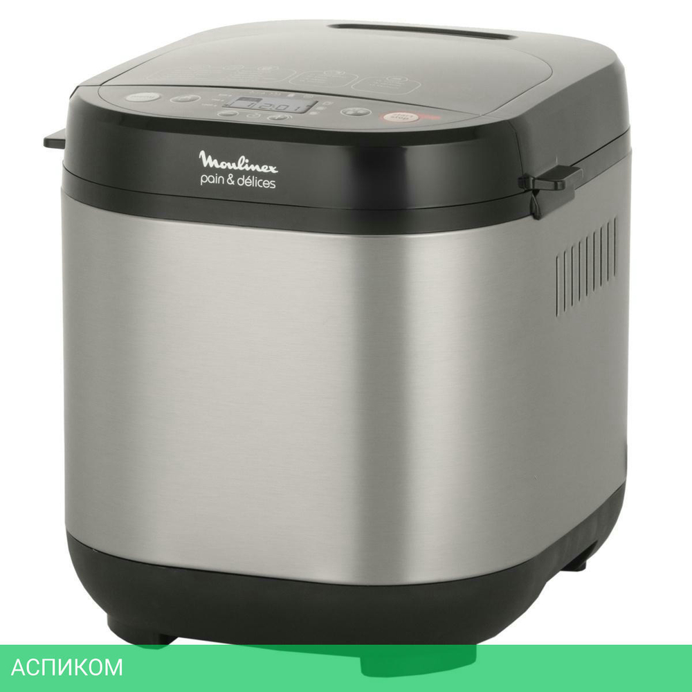 Хлебопечка Moulinex OW240E30 серебристый/черный
