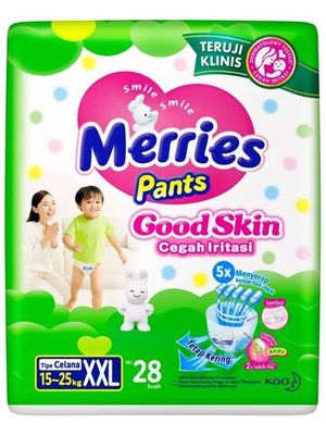 MERRIES Good Skin Трусики для детей размер XXL 15-25 кг 28 шт