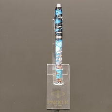 Ручка Parker коллекционная с колпачком с ручной росписью Палех "Парусник" в футляре