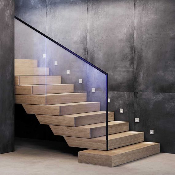 Подсветка светодиодная встраиваемая Voltum S70 с датчиком, (шелк) VLS070704