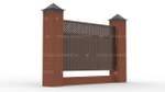 Забор 3Д ZBR0092