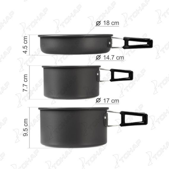 Набор посуды (CAMPSOR-422) CAMPSOR