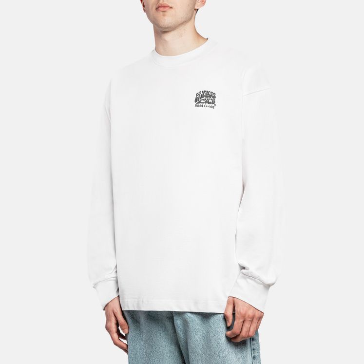 Лонгслив HAIDED ENDLESS CYCLE HW, белый