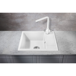 Мойка для кухни MILACIO Navarra 60 Cuarzo MC.77072, белый