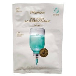 JMsolution Water Luminous S.O.S Ringer Cica Mask Special двухступеначатая успокаивающая маска с центеллой для раздраженной кожи