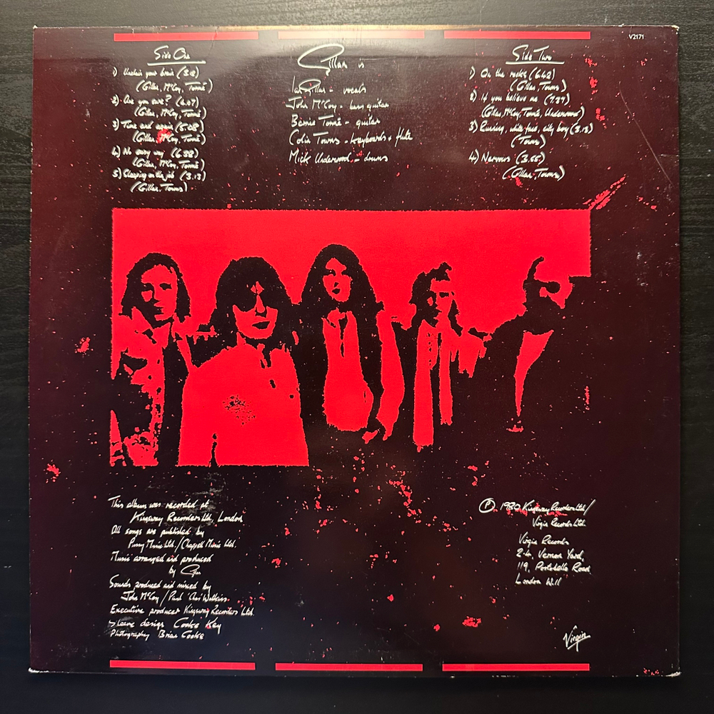 Gillan - Glory Road (Англия 1980г.)