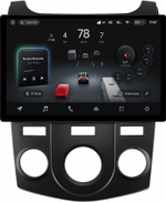 Магнитола для KIA Cerato 2 2008-2013 (кондиционер, рамка черная) - Teyes CC4-PRO монитор 13" 2K QLED на Android 13, Snapdragon 778G, 8+128, AI, CarPlay, DSP, 4G SIM-слот