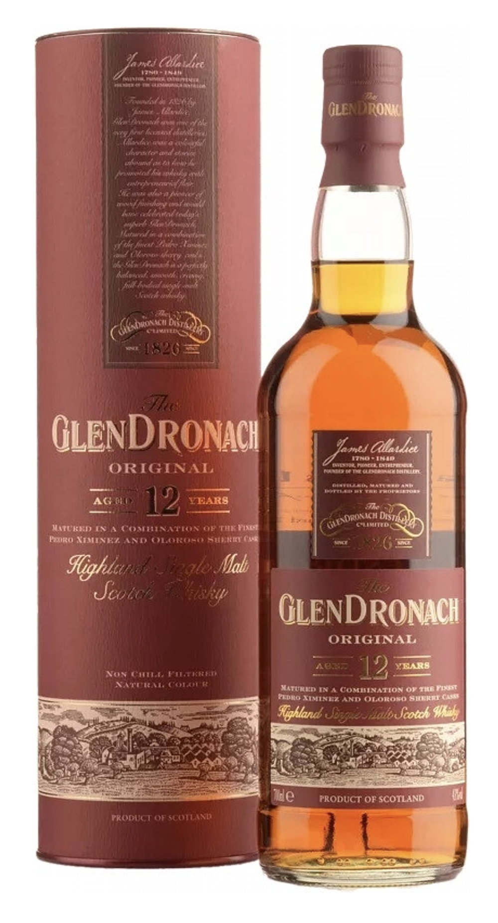 Виски Glendronach Original 12 years old, 0.7 л.