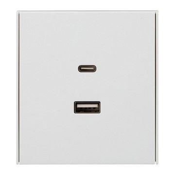 Розетка STRONG USB-A+Type-C 3А с функцией быстрой зарядки жемчуг KRANZ