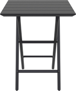 Стол пластиковый складной Siesta Contract Helen Folding Table 60, черный, 600х600х740 мм, черный