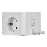 DOMINIC Удлинитель с беспроводной зарядкой 10Вт У02К 2 места 2P+PE 1,3м 3х1,0мм2 16А/250В USB A+C белый IEK