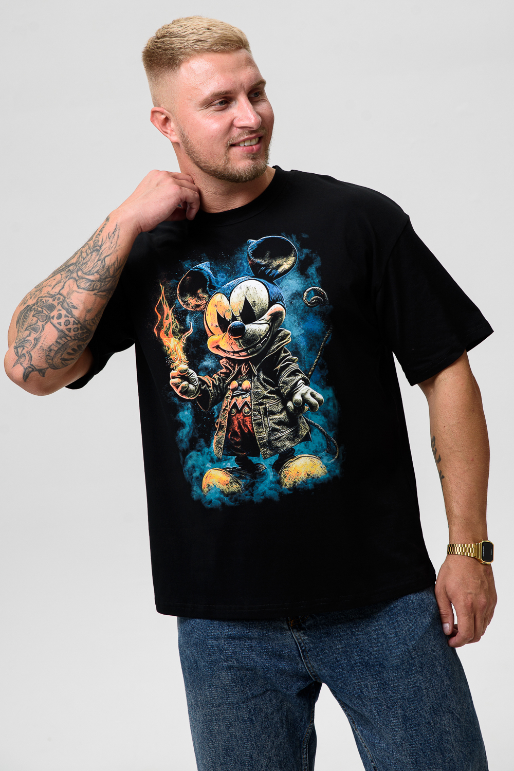 Футболка мужская 8507/1 оверсайз